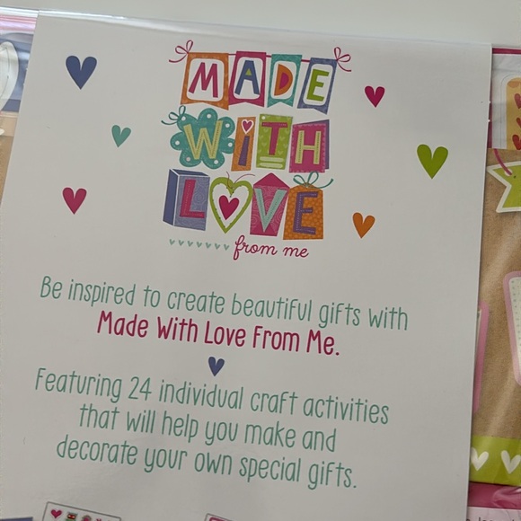 Make Believe Ideas Made with Love from Me Craft Set 24 Creative Crafts - Picture 5 of 9